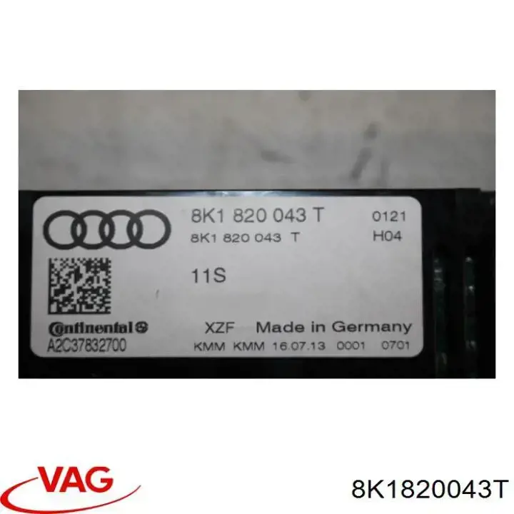 8K1820043T VAG Механізм управління кондиціонером