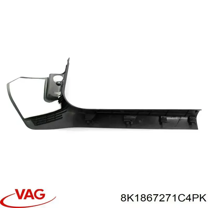 Купити 8K1867271C4PK VAG Обшивка стійки кузова внутрішня, передня ліва