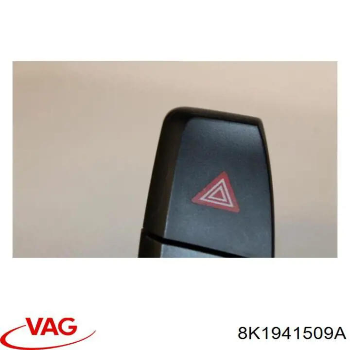 Купити 8K1941509A VAG Кнопка включення аварійного сигналу