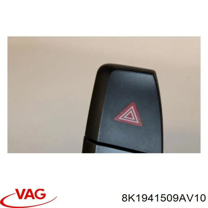 Купити 8K1941509AV10 VAG Кнопка включення аварійного сигналу