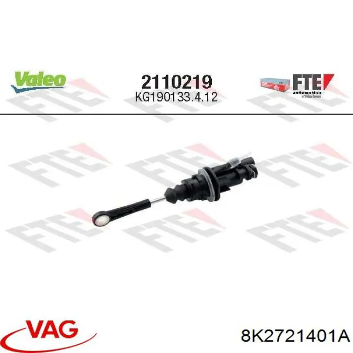 Купити 8K2721401A VAG Головний циліндр зчеплення