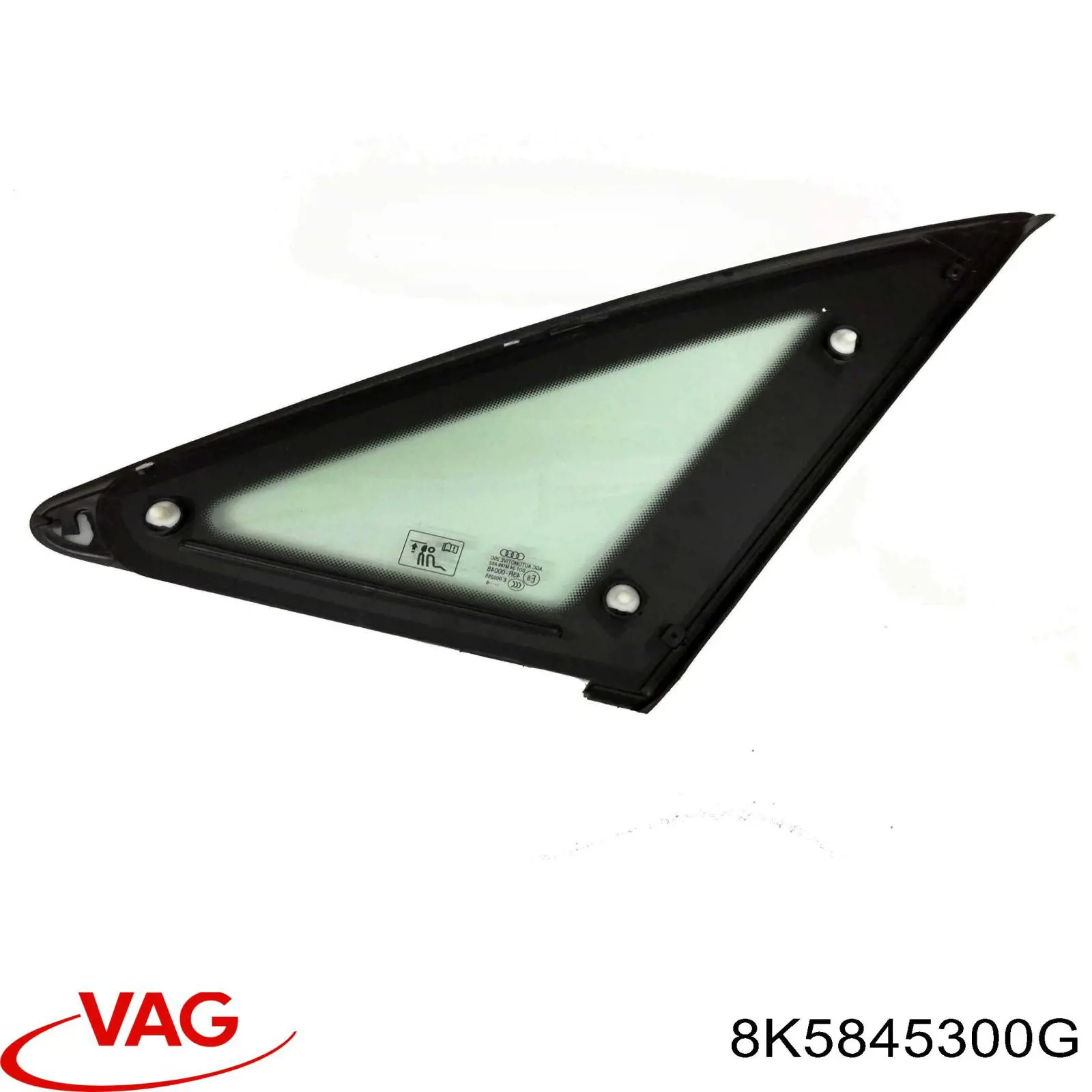 8K5845300ENVB VAG Стукло багажника, праве