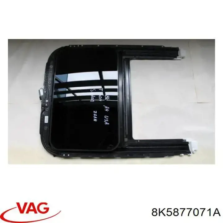 Скло люка даху VAG 8K5877071A ціна, від 76.38 USD