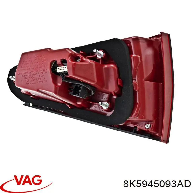 Стоп задній VAG 8K5945093AD ціна, від 63.35 USD