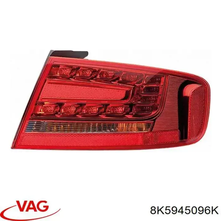 Ліхтар задній правий, зовнішній VAG 8K5945096K ціна, від 87.26 USD