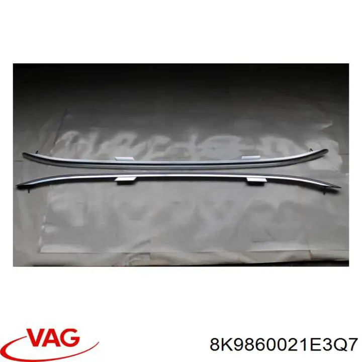 Рейлінг даху лівий VAG 8K9860021E3Q7 ціна, від 99.23 USD