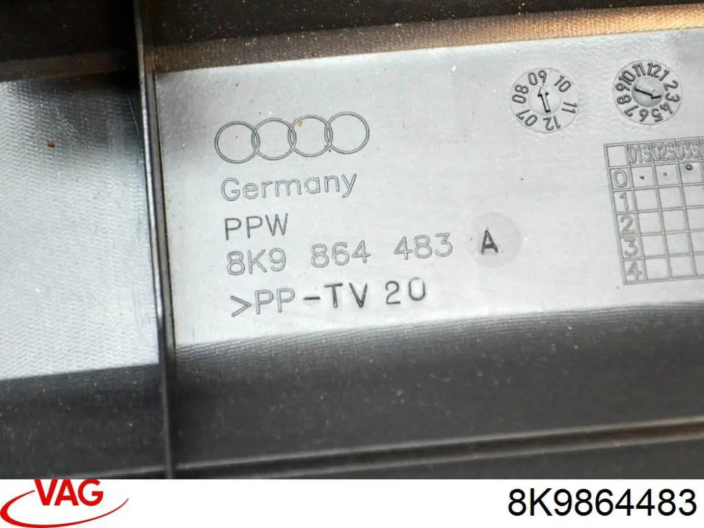 Облицювання задньої панелі багажника VAG 8K9864483 ціна, від 19.69 USD