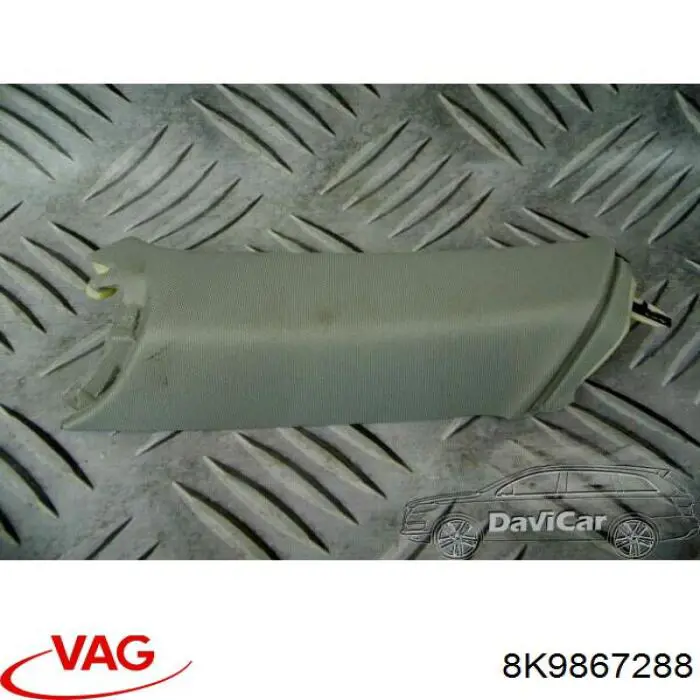 8K9867288 VAG Обшивка стійки кузова внутрішня, задня права