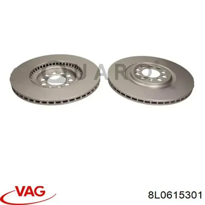 Диск переднього гальма VAG 8L0615301 ціна, від 64.38 USD