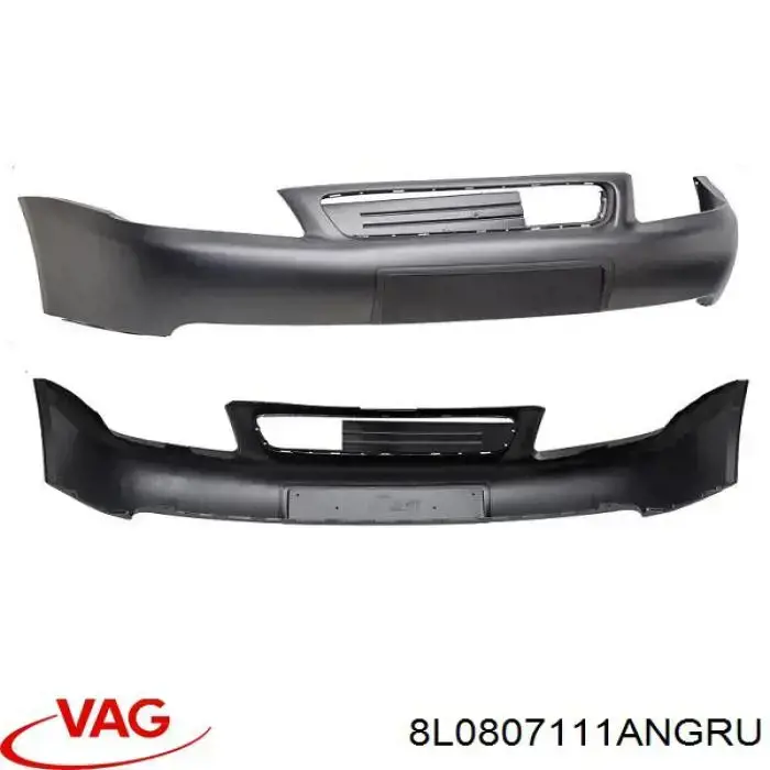 Купити 8L0807111ANGRU VAG Буфер (бампер) передній