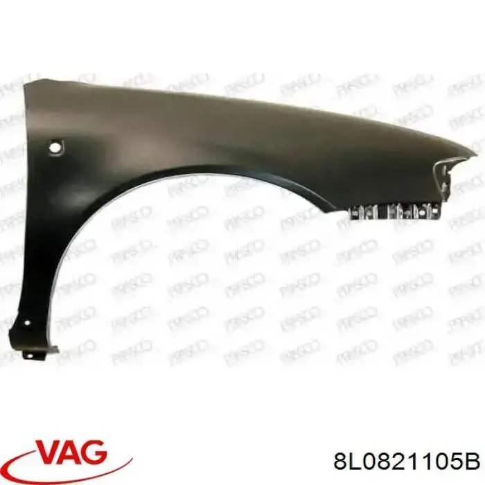 Купити 8L0821105B VAG Крило переднє ліве