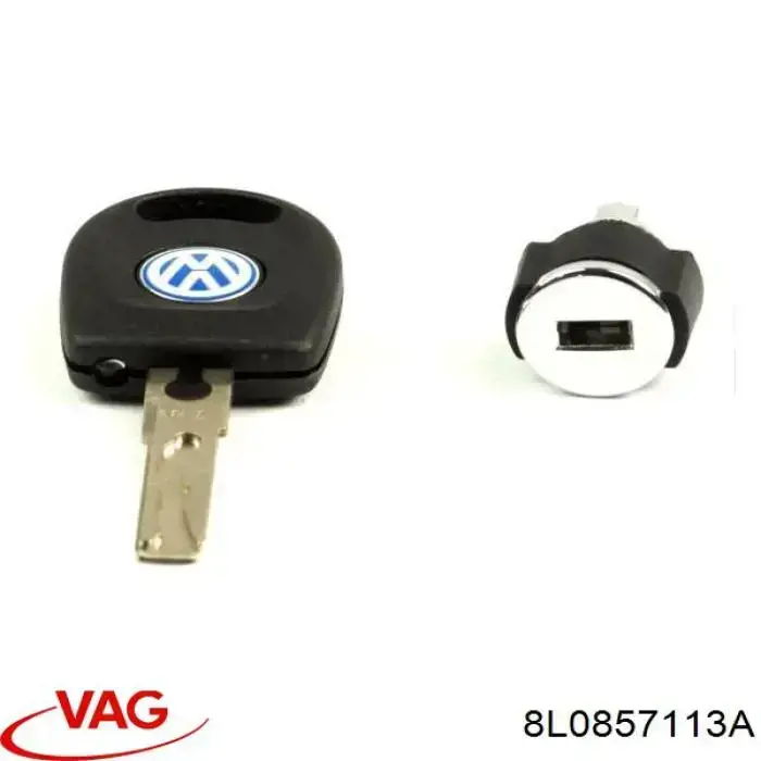 Купити 8L0857113A VAG Личинка замка ящика рукавички