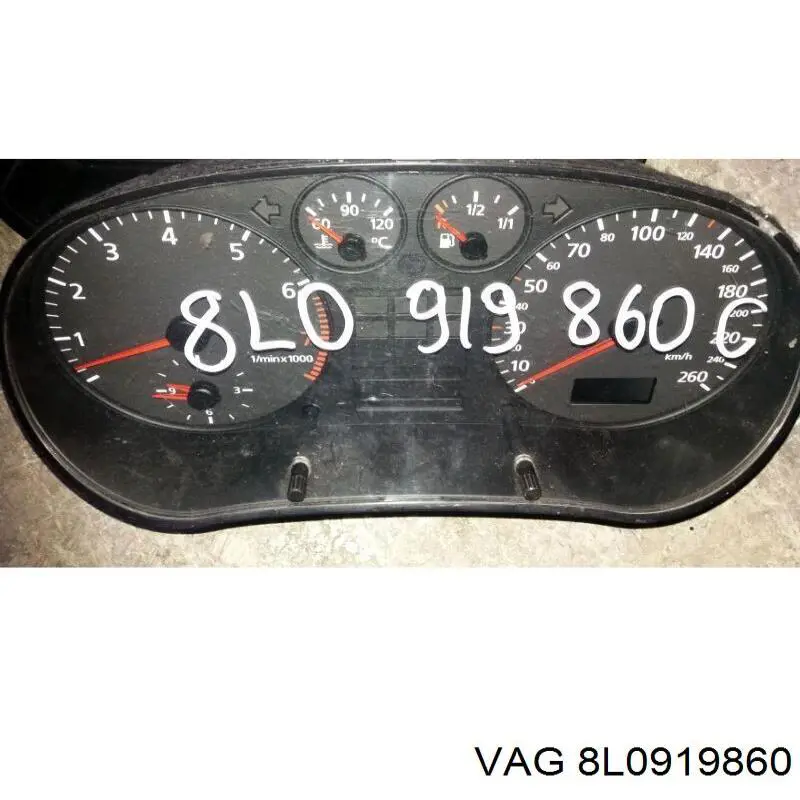Приладова дошка-щиток приладів 8L0919860 VAG