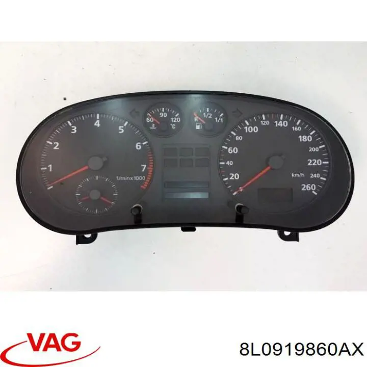Приладова дошка-щиток приладів 8L0919860AX VAG