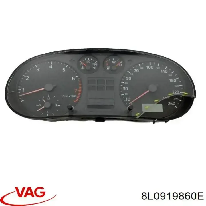 8L0919860E VAG Щиток приладів додатковий