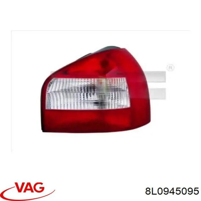 Ліхтар задній лівий VAG 8L0945095 ціна, від 32.08 USD