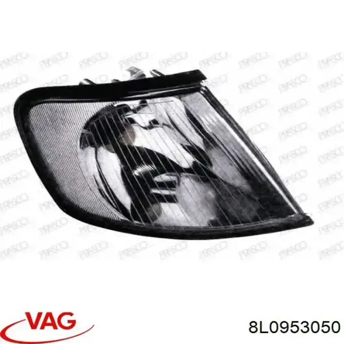 Правий покажчик повороту - лампа VAG 8L0953050 ціна, від 9.16 USD