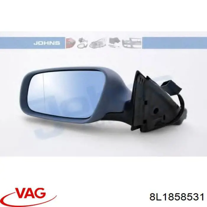 Ліве бічне дзеркало VAG 8L1858531 ціна, від 44.66 USD