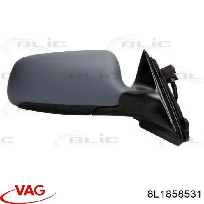 Купити 8L1858531 VAG Бічне дзеркало заднього виду ліве