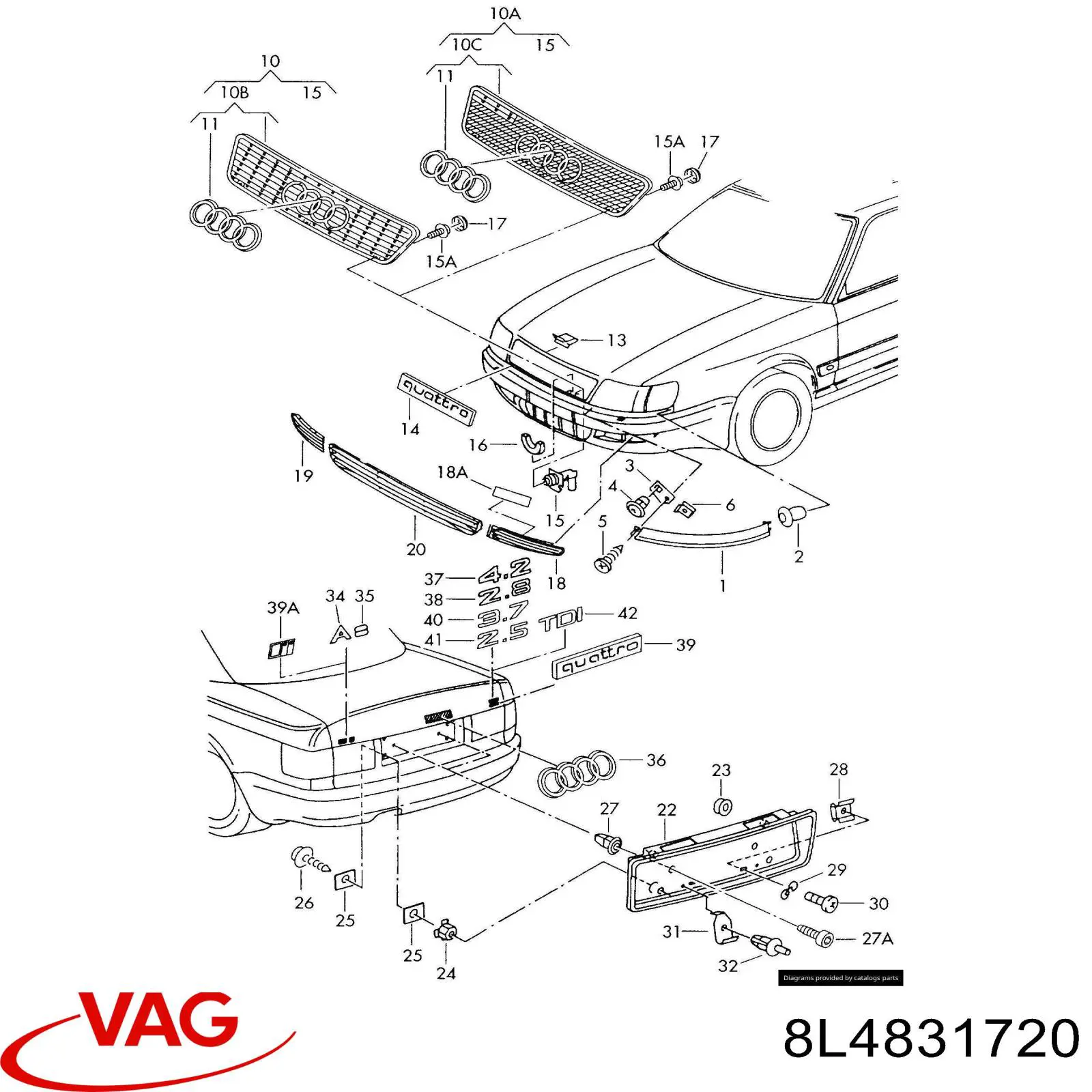  VAG 8L4831720 ціна, від 0.19 USD