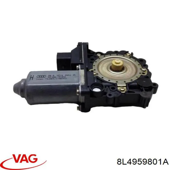 Мотор склопідйомника дверей задніх, лівих VAG 8L4959801A ціна, від 28.25 USD