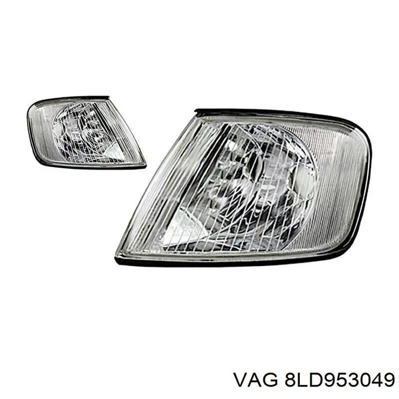 Поворотник лівий VAG 8LD953049 ціна, від 8.30 USD
