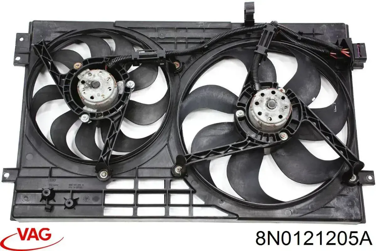 Дифузор (кожух) радіатора охолодження VAG 8N0121205A ціна, від 17.10 USD