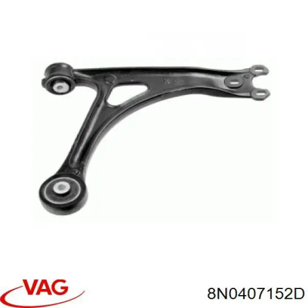 Купити 8N0407152D VAG Важіль передньої підвіски нижній, правий