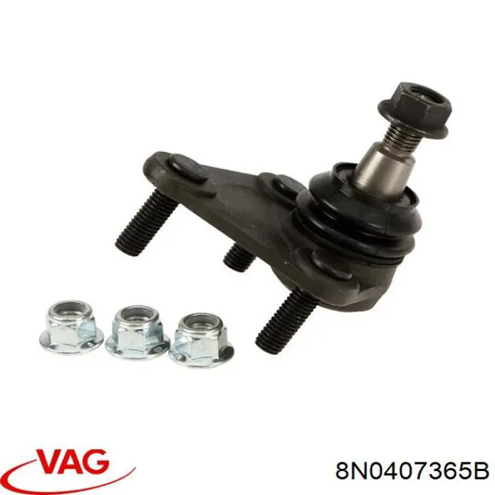 Кульова опора, нижня 8N0407365B VAG