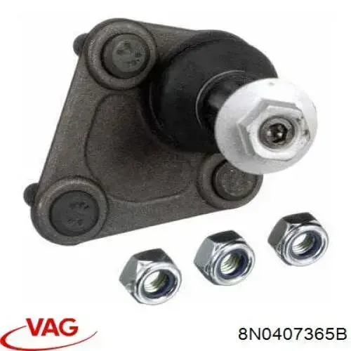 Кульова опора, нижня VAG 8N0407365B ціна, від 20.33 USD