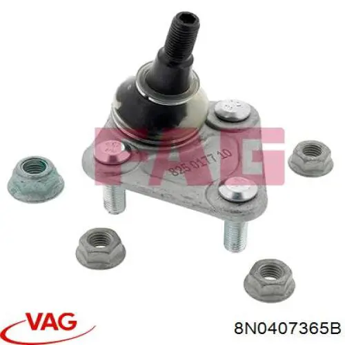 Купити 8N0407365B VAG Кульова опора, нижня
