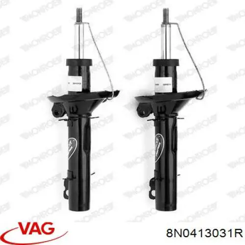 Стойка амортизатора передняя VAG 8N0413031R ціна, від 38.32 USD