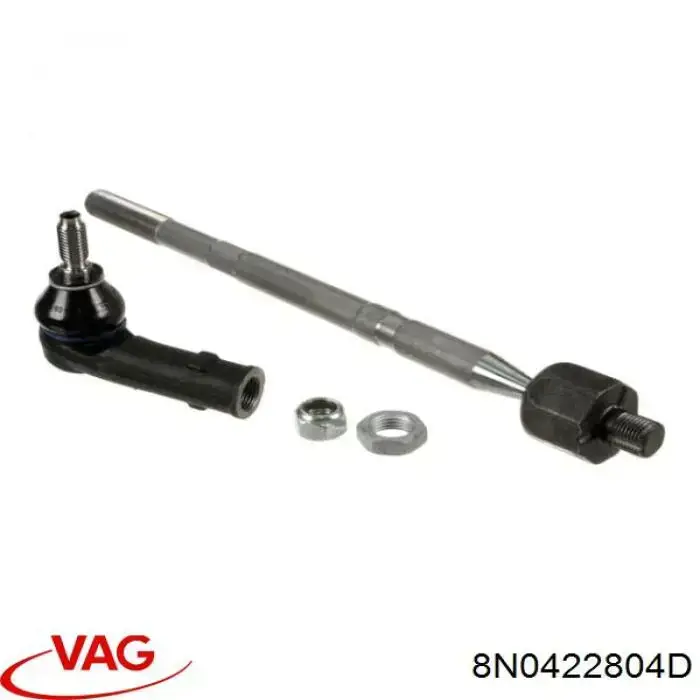 Тяга рульова в зборі, права VAG 1ML422804 ціна, від 26.79 USD