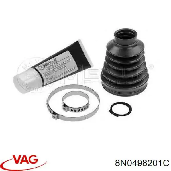 Купити 8N0498201C VAG Пильник шарніра кутових швидкостей внутрішній передній