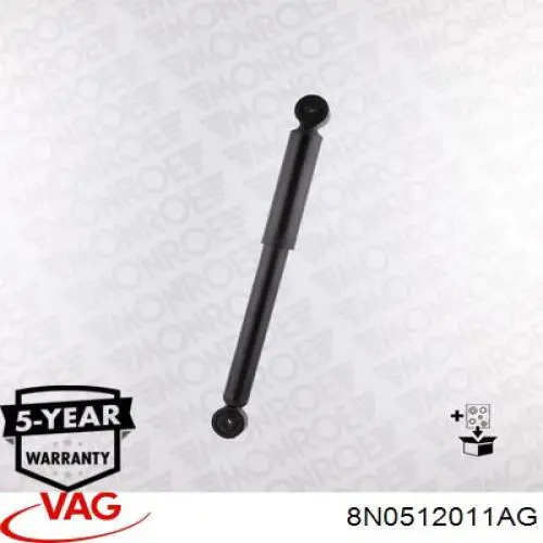 Амортизатор задній VAG 8N0512011AG ціна, від 34.44 USD