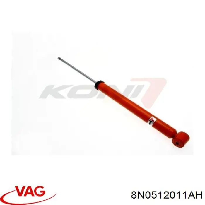 Амортизатор задній VAG 8N0512011AH ціна, від 34.76 USD