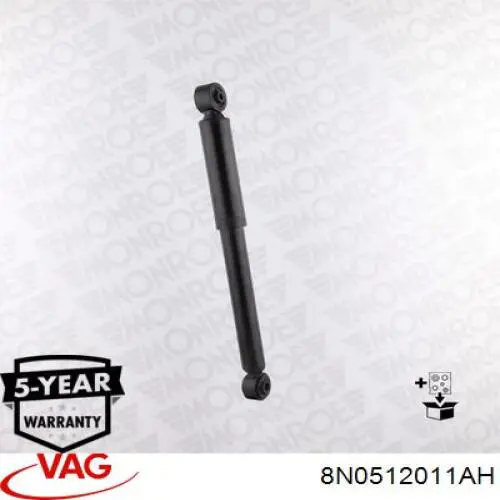 Купити 8N0512011AH VAG Стійка амортизатора задня