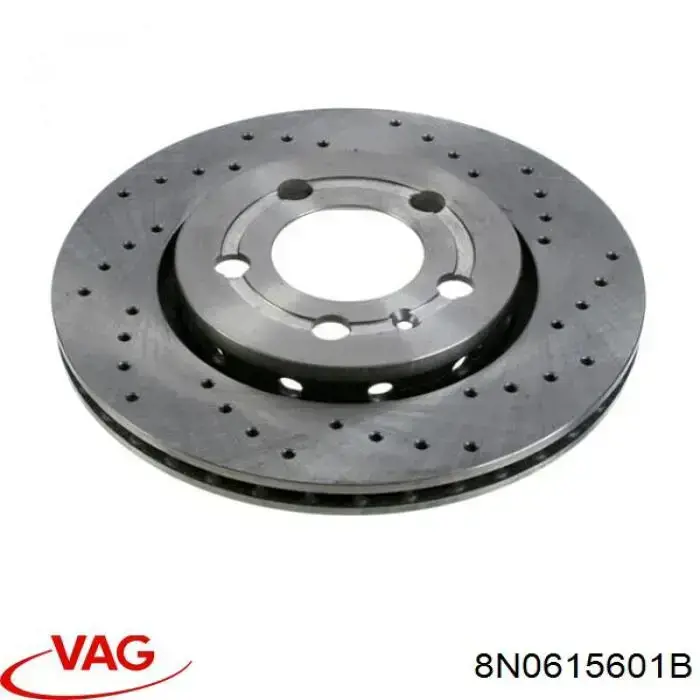 8N0615601B VAG диск гальмівний задній