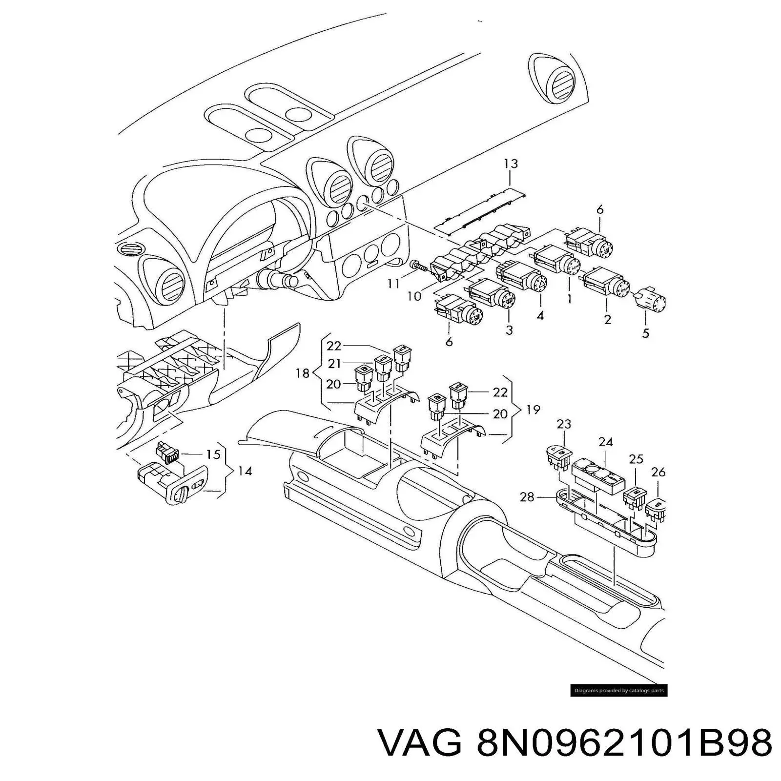 8N0962101B98 VAG 