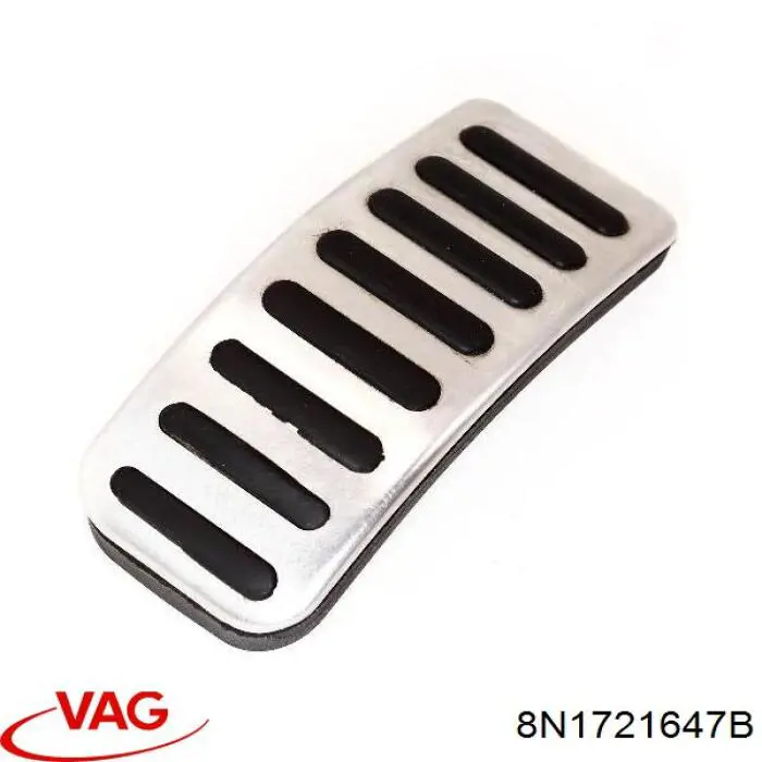 Накладка педалі газу (акселератора) VAG 8N1721647B ціна, від 11.40 USD