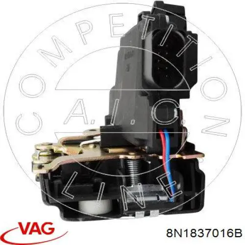 Замок передніх пасажирських дверей VAG 8N1837016B ціна, від 27.92 USD