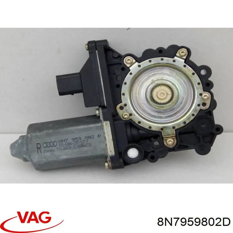 Купити 8N7959802A VAG Двигун склопідіймача двері передньої, правої