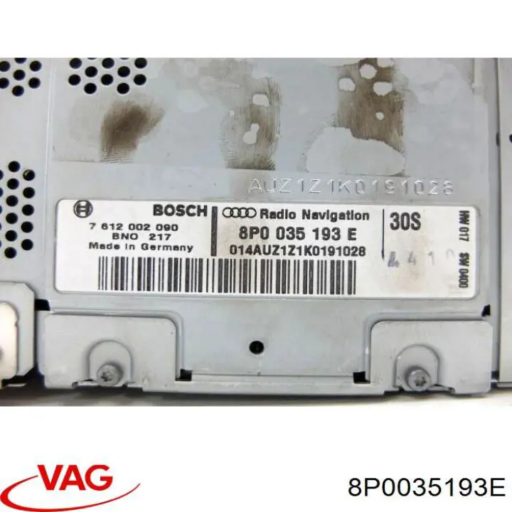  VAG 8P0035193E ціна, від 198.72 USD