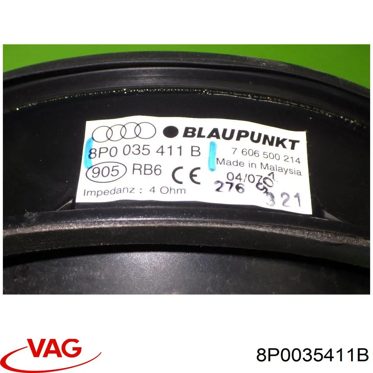 Купити 8P0035411B VAG Динамік передньої двері