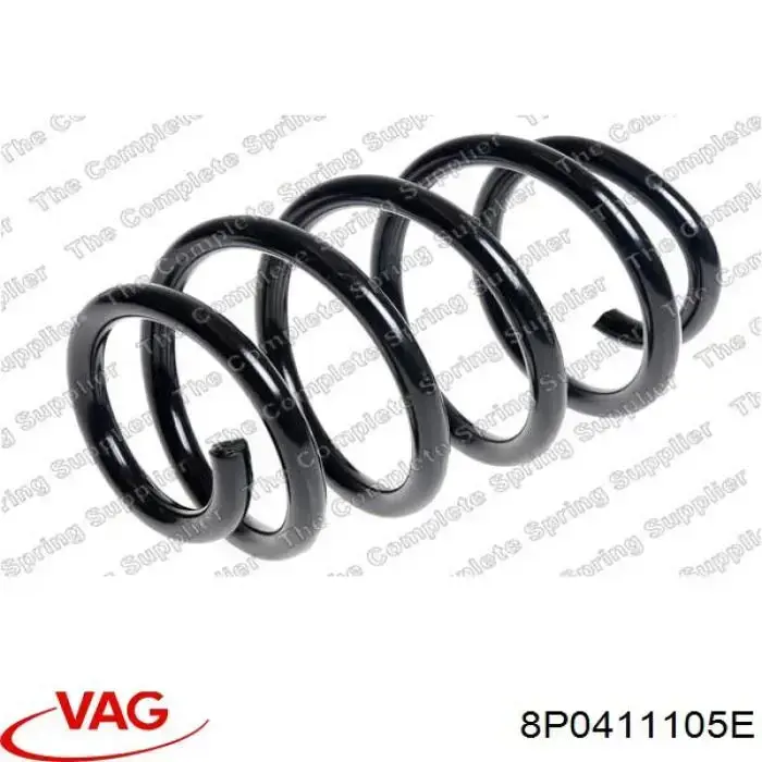 8P0411105E VAG Пружина амортизатора передняя