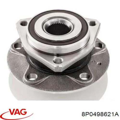 Маточина колеса передня VAG 8P0498621A ціна, від 50.79 USD