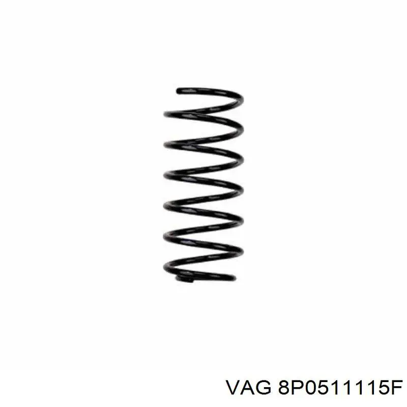 Пружина задня VAG 8P0511115F ціна, від 31.81 USD