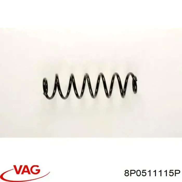 Задні пружини 8P0511115P VAG