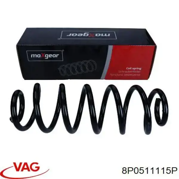 Пружина задня VAG 8P0511115P ціна, від 29.95 USD