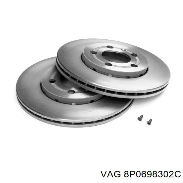 8P0698302C VAG диск гальмівний передній